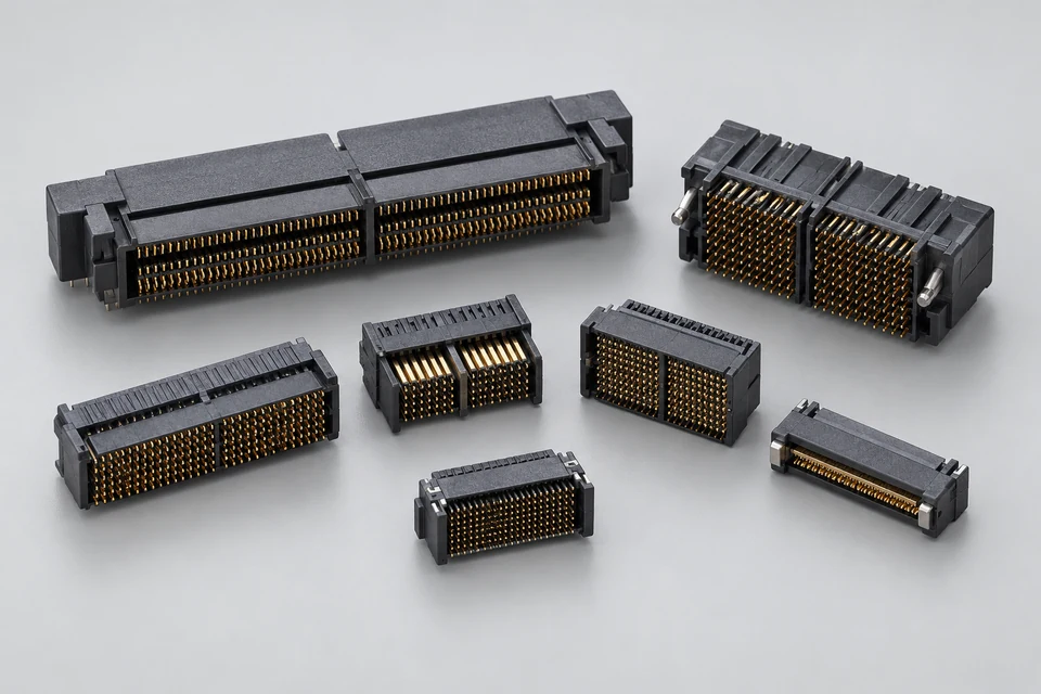 Representative product illustration: 25Gbps and Above Backplane Connectors