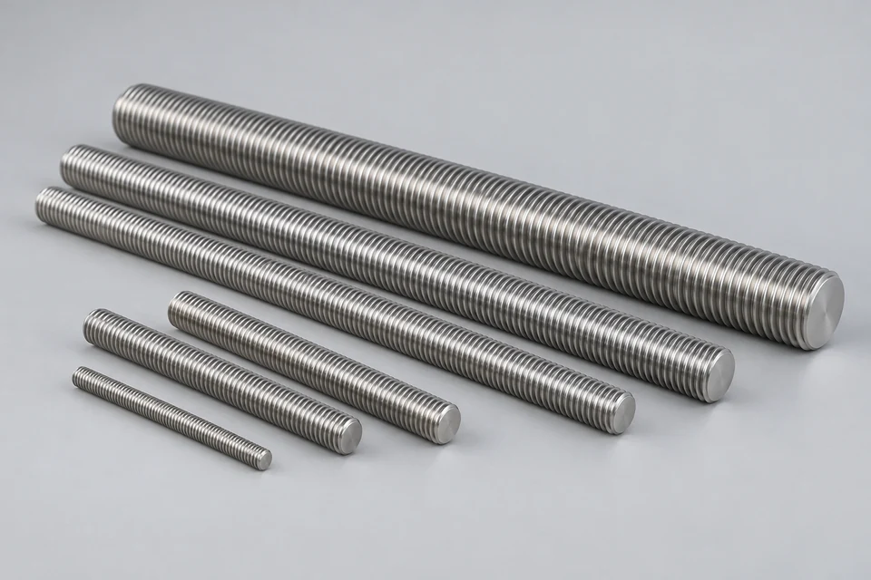 Representative product illustration: 304 Stainless Steel Threaded Rod