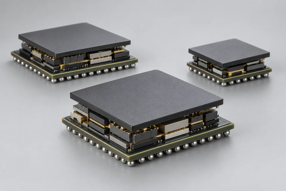Representative product illustration: 3D System in Package (3D SiP)
