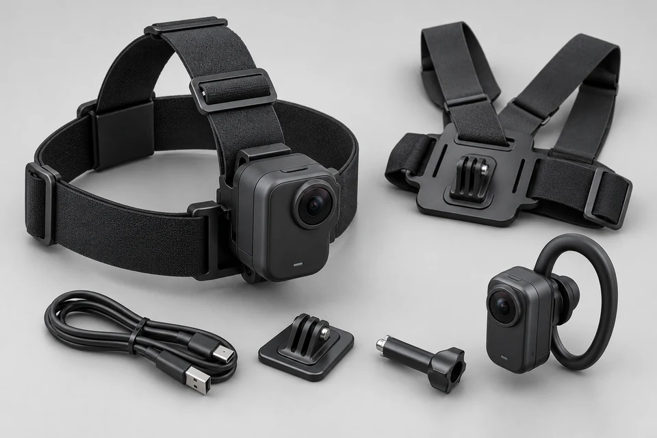 Representative product illustration: 4K Live Streaming Wearable Camera