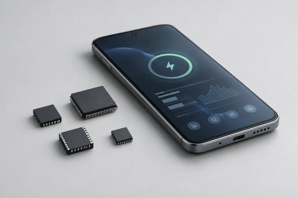 Representative product illustration: 5G Smartphone Power Management Ics