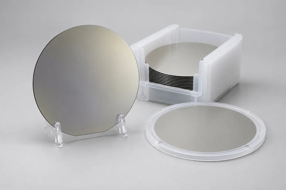 Representative product illustration: 6-Inch GaN-on-SiC Wafer