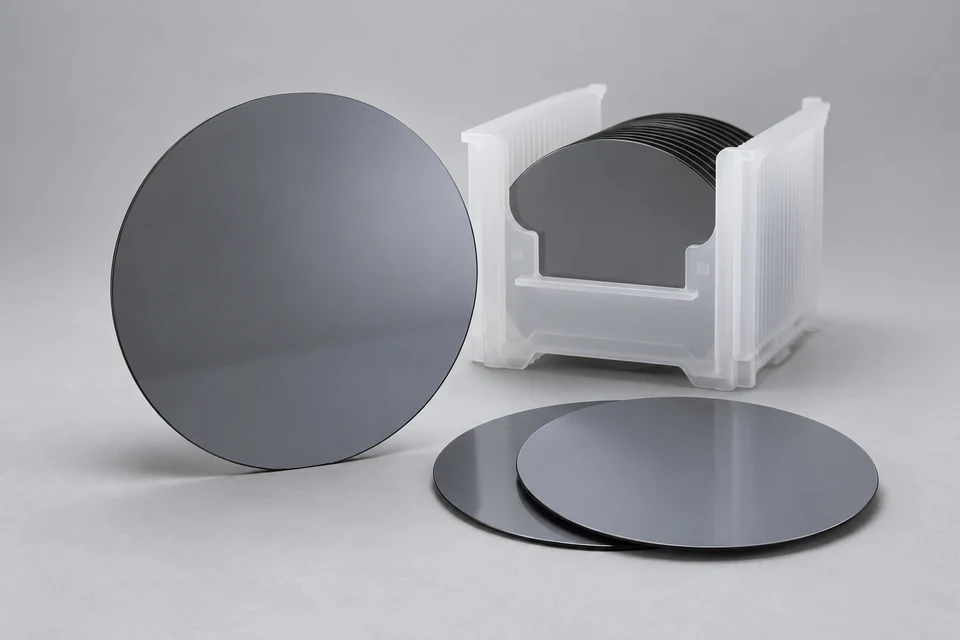 Representative product illustration: 8-Inch Silicon Carbide Substrates