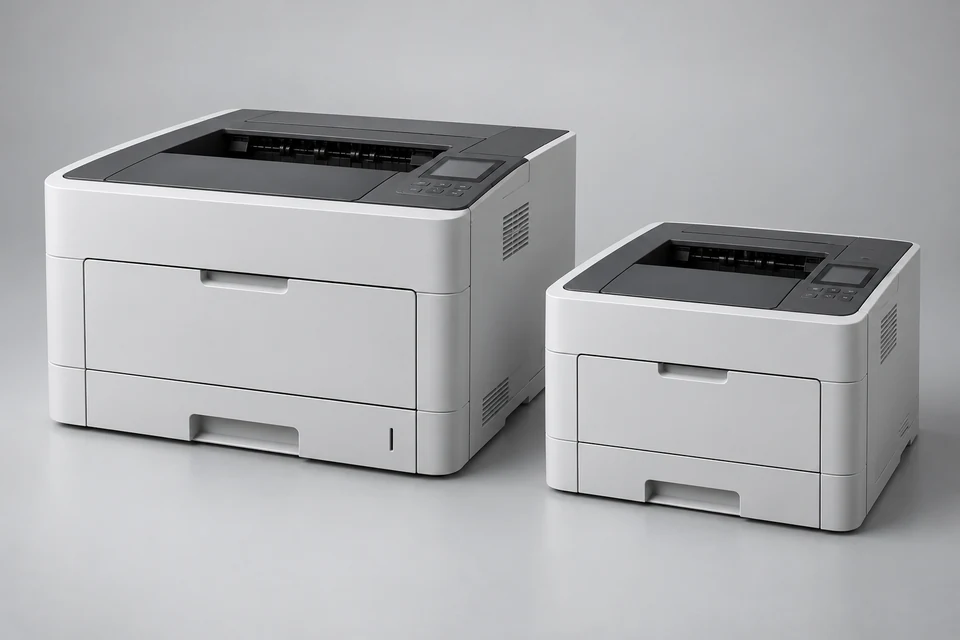 Representative product illustration: A3 and A4 Laser Printer