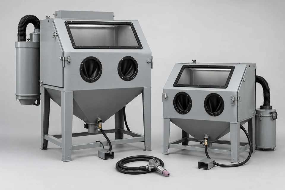 Representative product illustration: Abrasive Blasting Cabinets