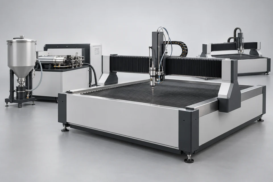 Representative product illustration: Abrasive Mixture Waterjet Cutter