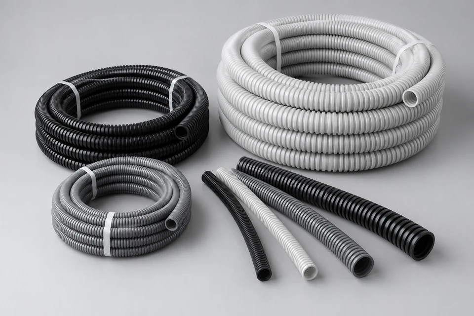 Representative product illustration: Acid and Alkali Resistant Polypropylene Corrugated Conduit