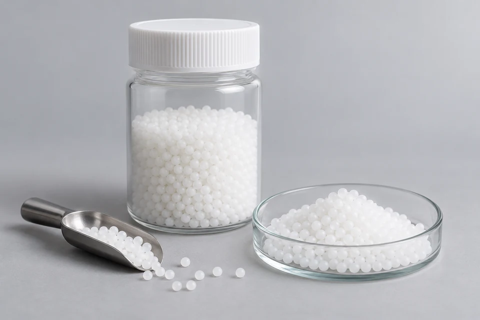 Representative product illustration: Aerogel Chromatography Microspheres