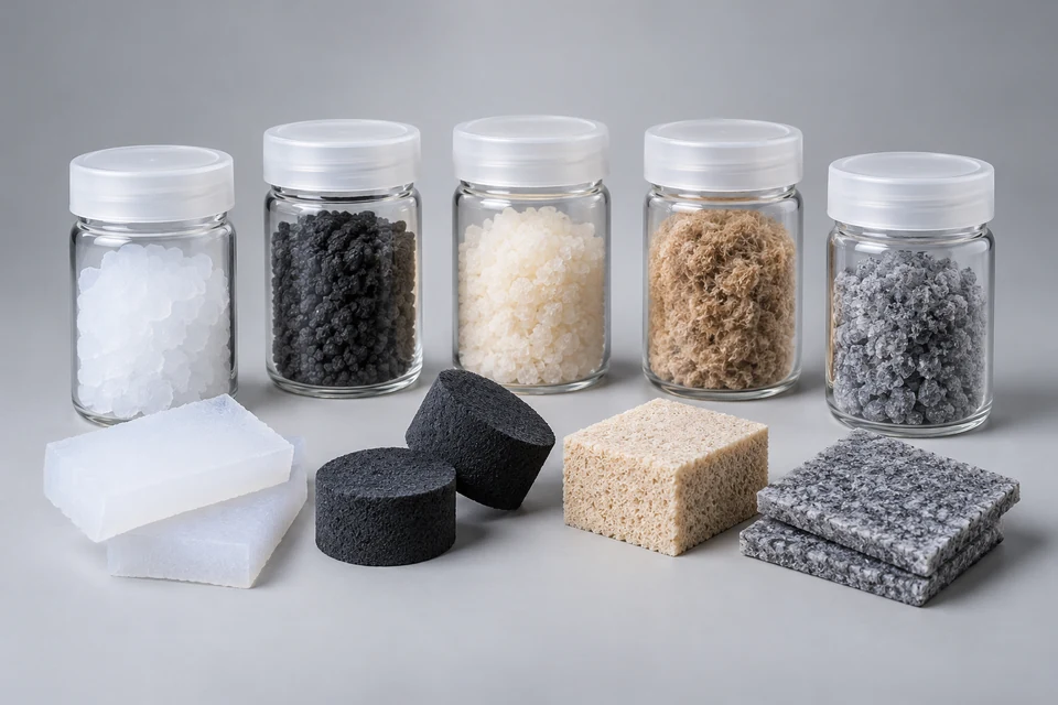 Representative product illustration: Aerogel VOC Adsorbent Materials