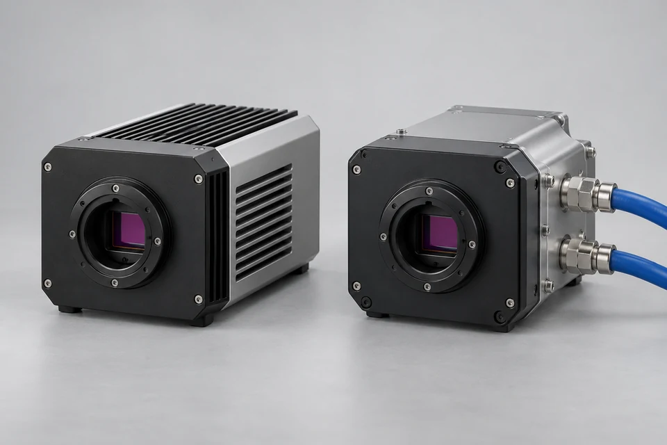 Representative product illustration: Air and Water Cooled InGaAs Cameras