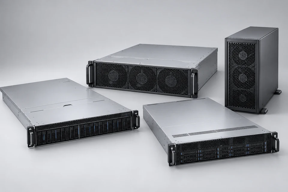 Representative product illustration: Air-cooled Servers
