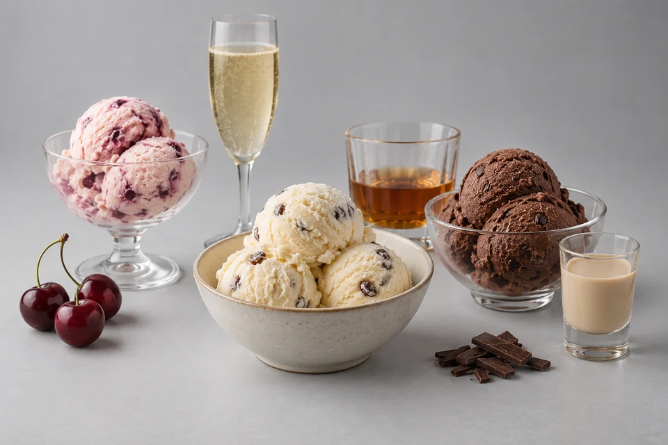 Representative product illustration: Alcoholic Ice Cream