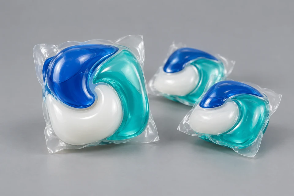 Representative product illustration: All-in-one Laundry Capsule