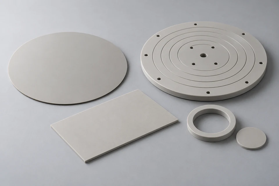 Representative product illustration: AlN Ceramics for Semiconductors