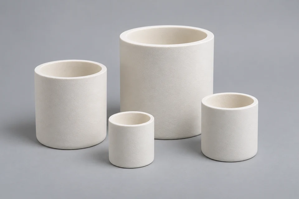 Representative product illustration: Alumina Cylindrical Crucible