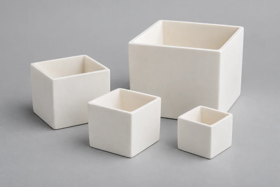 Representative product illustration: Alumina Square Crucibles