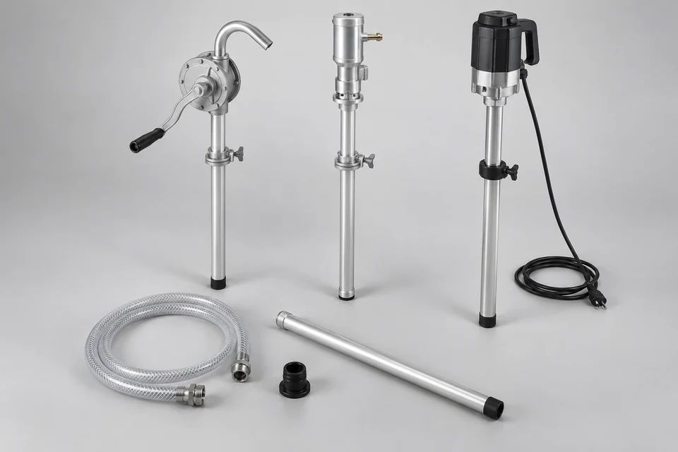 Representative product illustration: Aluminum Drum Pump