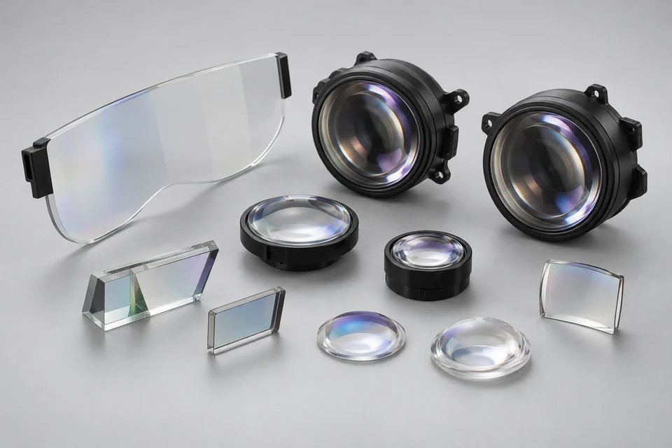 Representative product illustration: AR and VR Optical Components