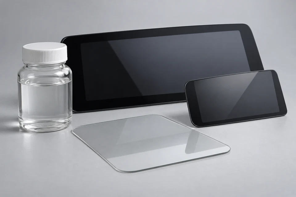 Representative product illustration: Automotive Display Cover Plate Coating