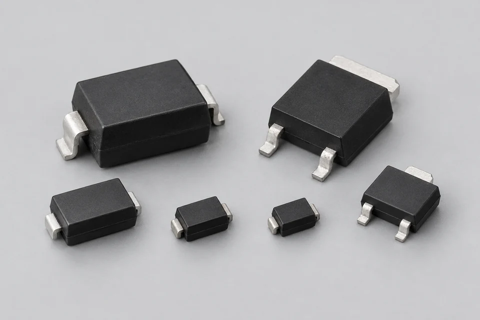 Representative product illustration: Automotive Transient Suppression Diodes