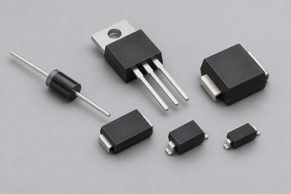 Representative product illustration: Automotive Transient Voltage Suppressor Diodes