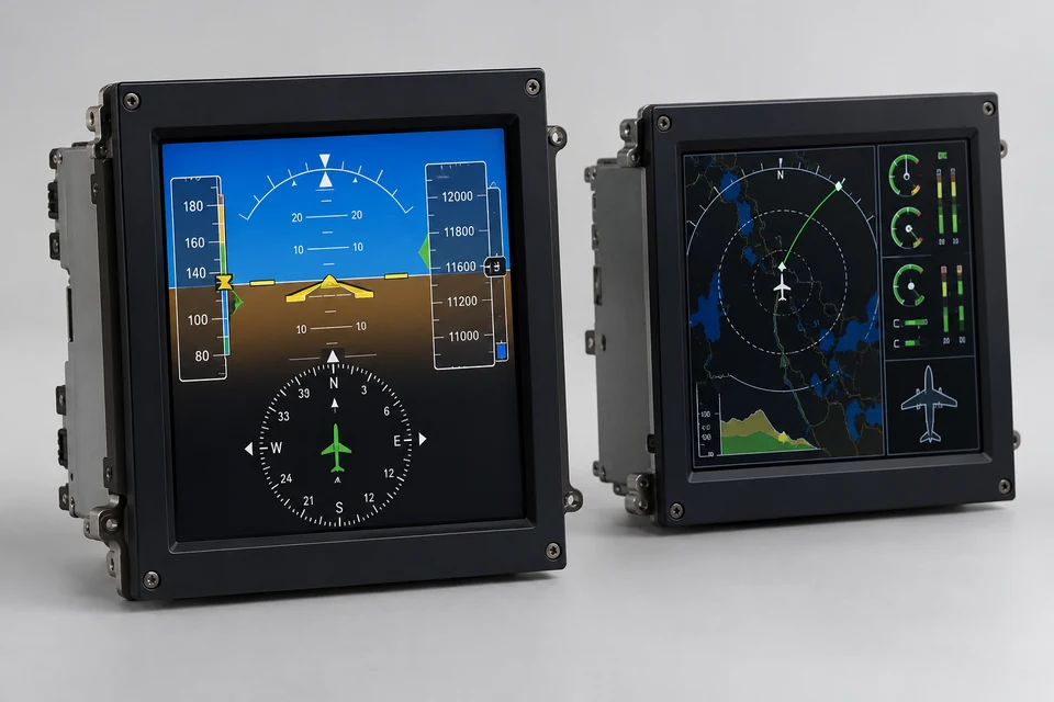 Representative product illustration: Aviation Glass Cockpit LCD Display