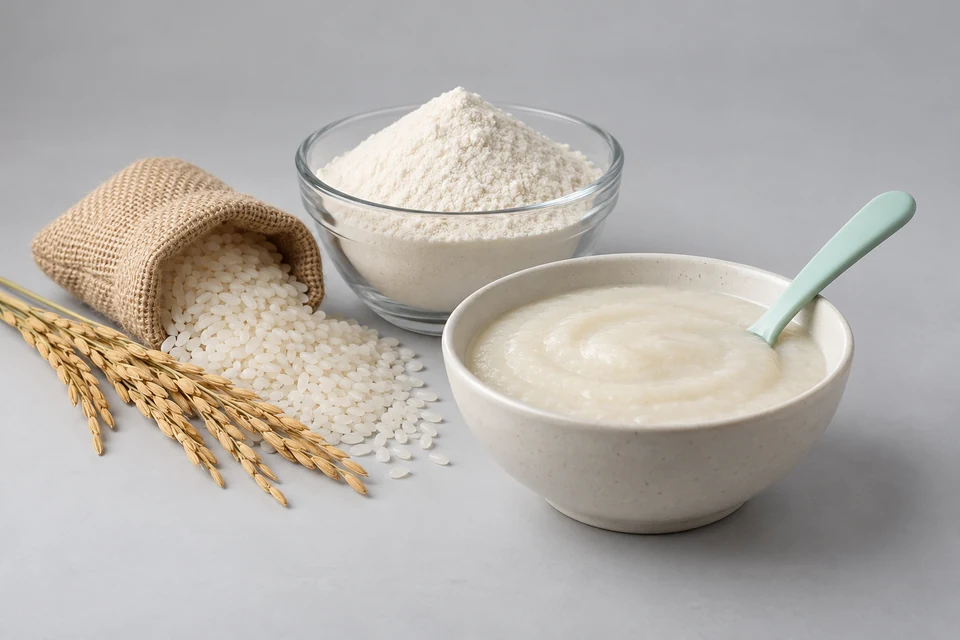 Representative product illustration: Baby Rice Flour Rice Cereal