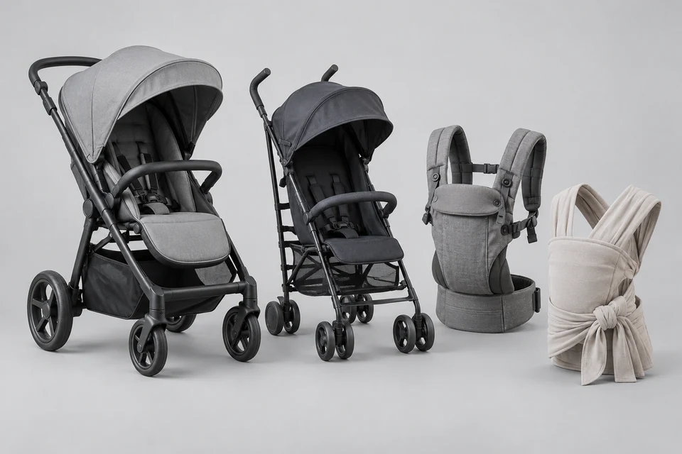 Representative product illustration: Baby Strollers and Baby Carriers