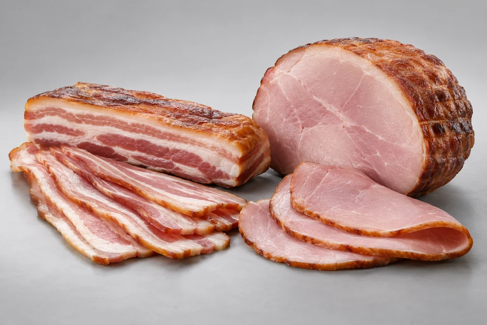 Representative product illustration: Bacon and Ham
