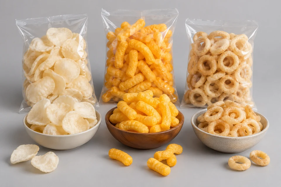 Representative product illustration: Bagged Puffed Fried Food