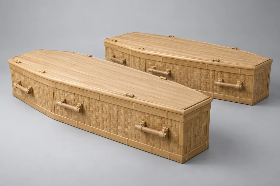 Representative product illustration: Bamboo Environmental Protection Coffin
