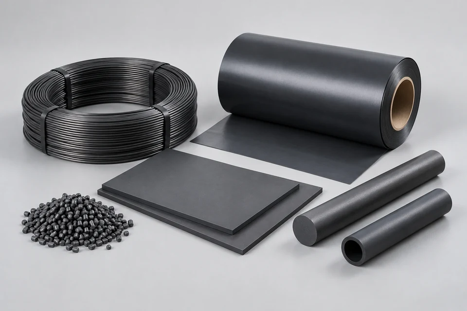 Representative product illustration: 15% Graphite-filled Polyimide