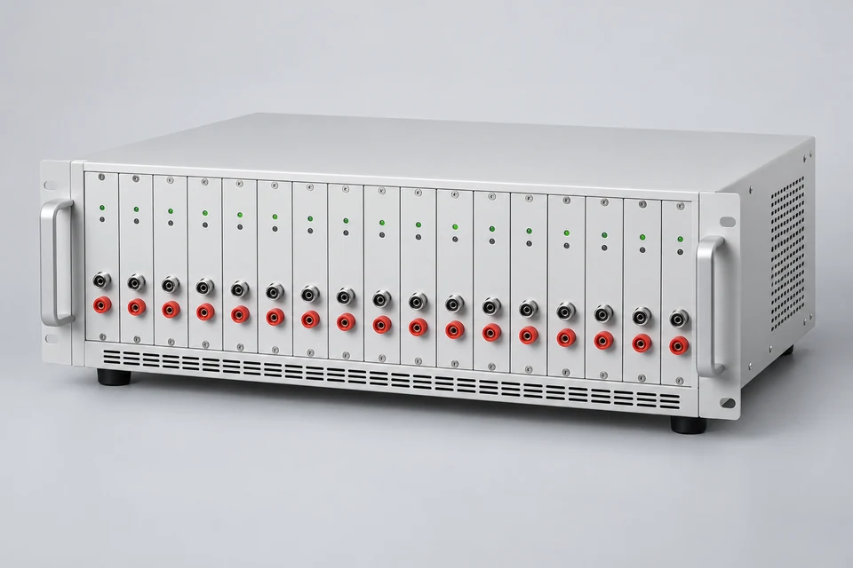 Representative product illustration: 16-channel Battery Simulator