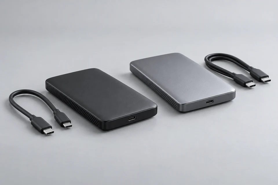 Representative product illustration: 1TB and 2TB Portable SSD
