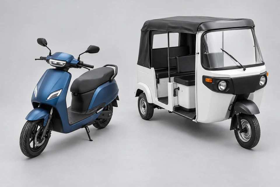 Representative product illustration: 2 and 3 Wheelers EV