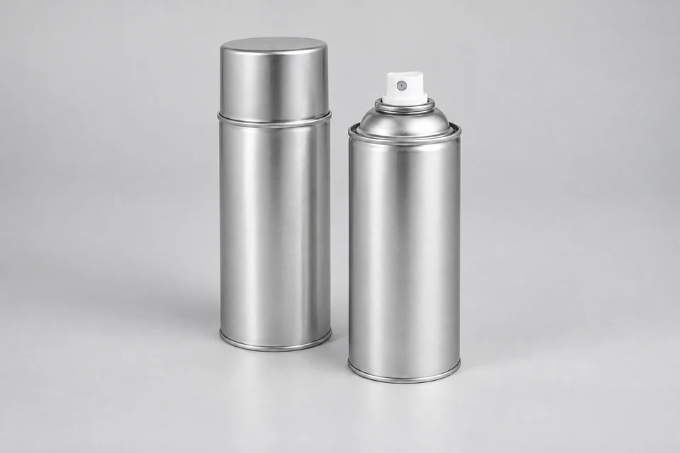 Representative product illustration: 2 Piece Metal Aerosol Cans