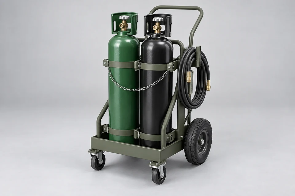 Representative product illustration: 2-Bottle Gas Service Carts