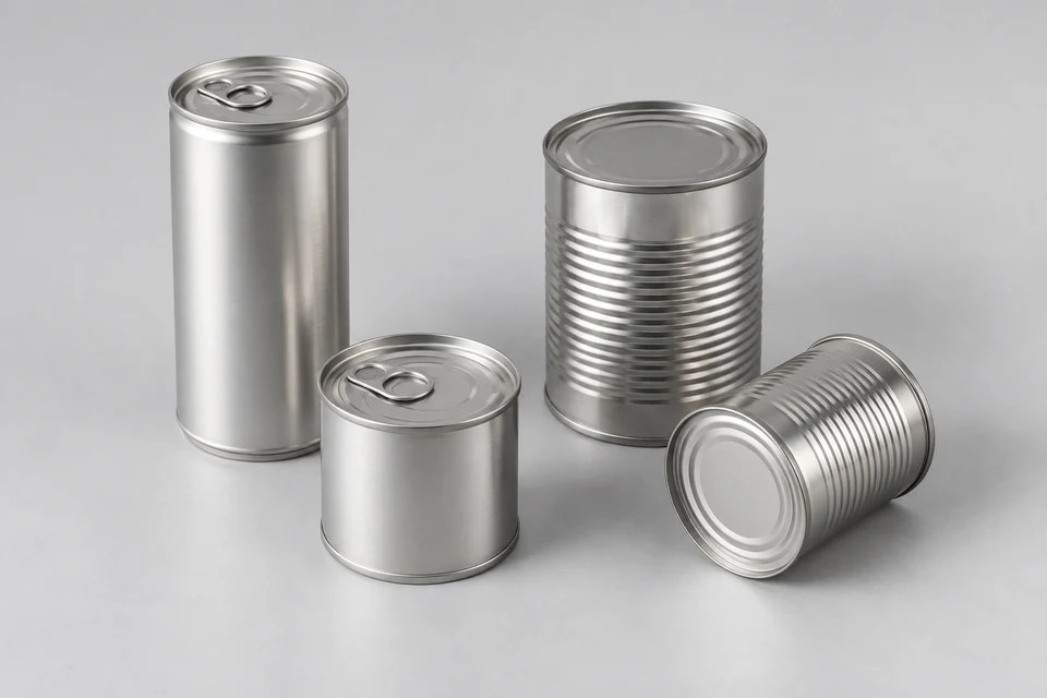 Representative product illustration: 2-Piece and 3-Piece Cans
