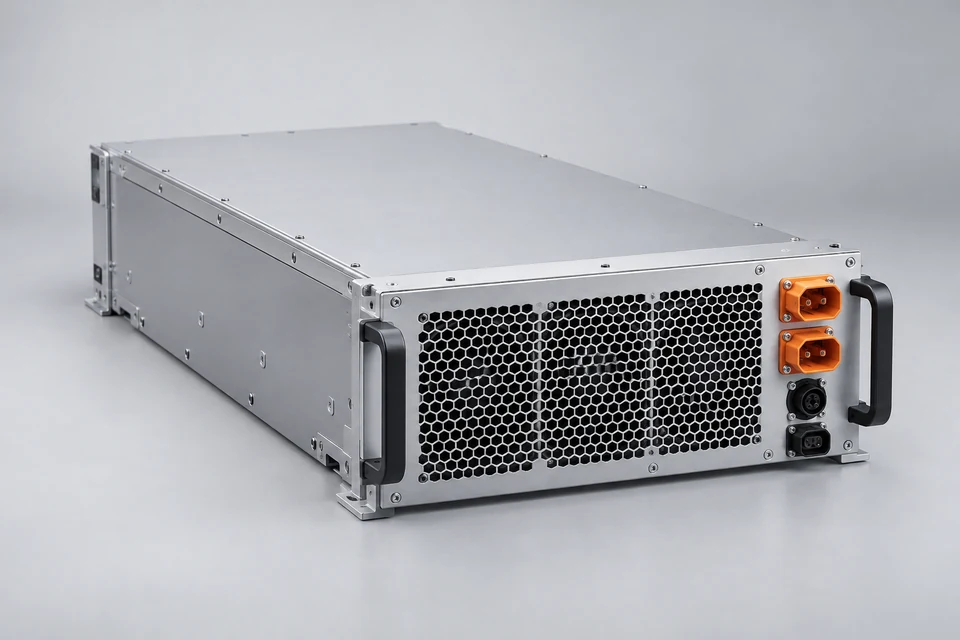 Representative product illustration: 25kW DC AC Bidirectional Module