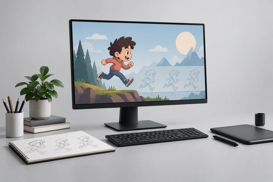 Representative product illustration: 2D Animation Services