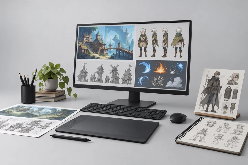 Representative product illustration: 2D Game Art Outsouring