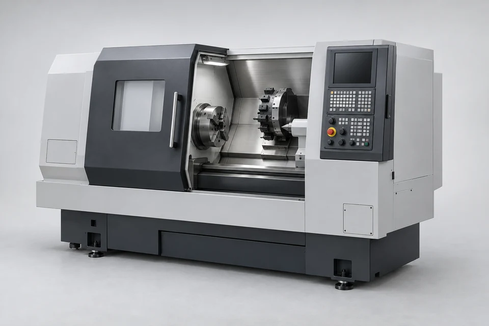Representative product illustration: 3 Axis CNC Lathe
