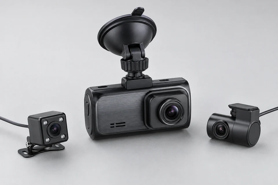 Representative product illustration: 3 Channel Dash Cam