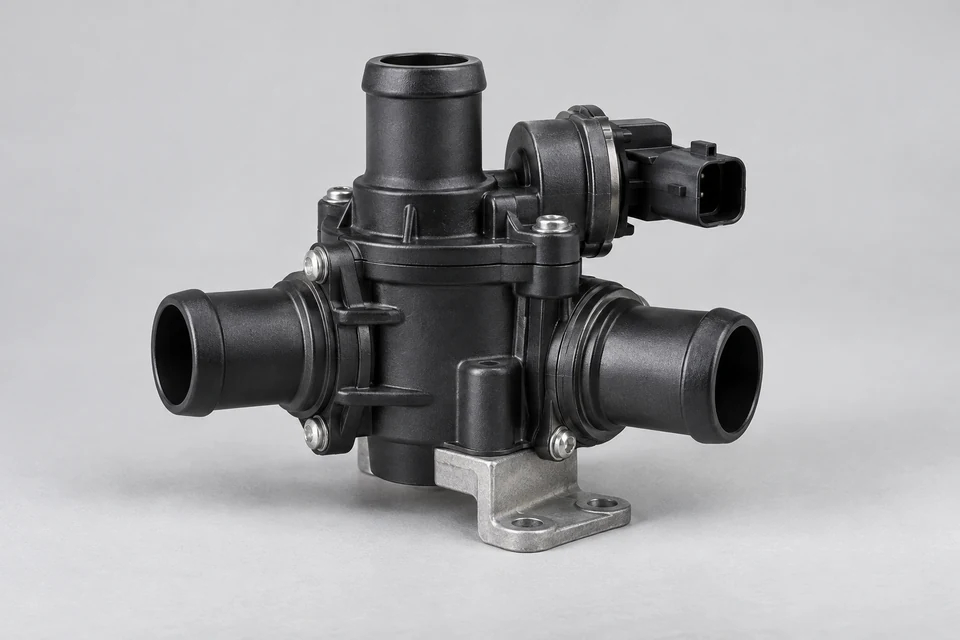 Representative product illustration: 3 Way Coolant Flow Control Valve