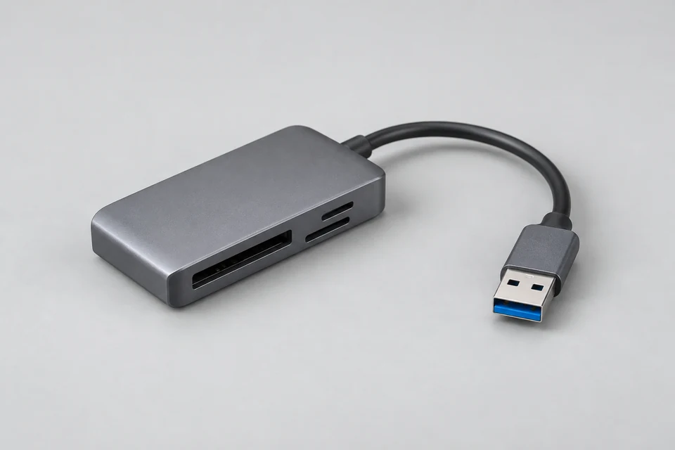 Representative product illustration: 3-in-1 Card Readers