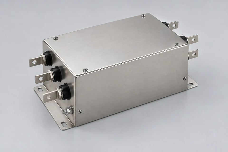 Representative product illustration: 3-Phase EMI Filters