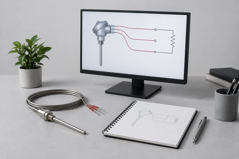 Representative product illustration: 3-Wire RTD Configuration
