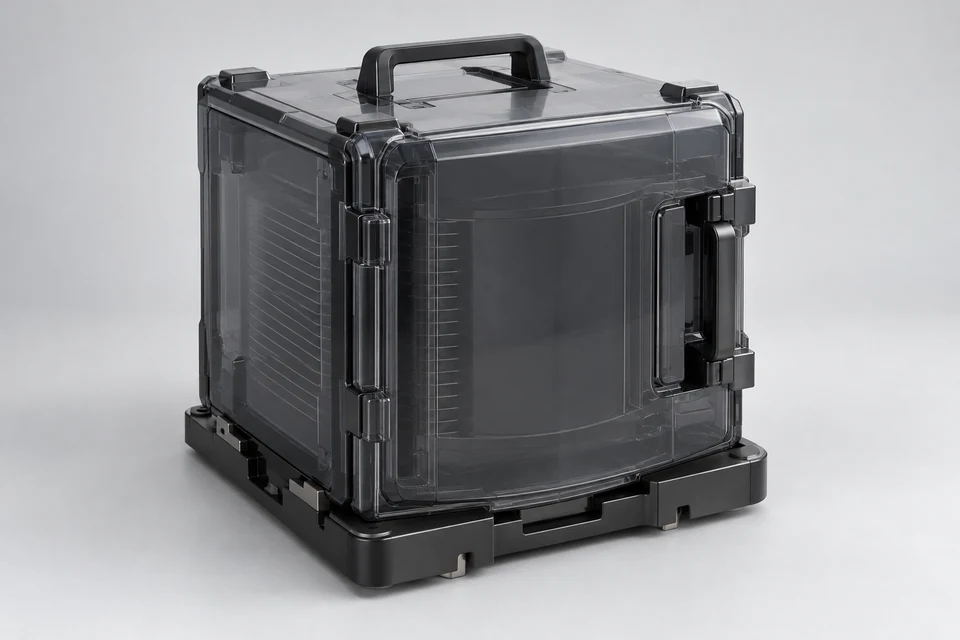 Representative product illustration: 300 mm Front Opening Unified Pods (FOUPs)