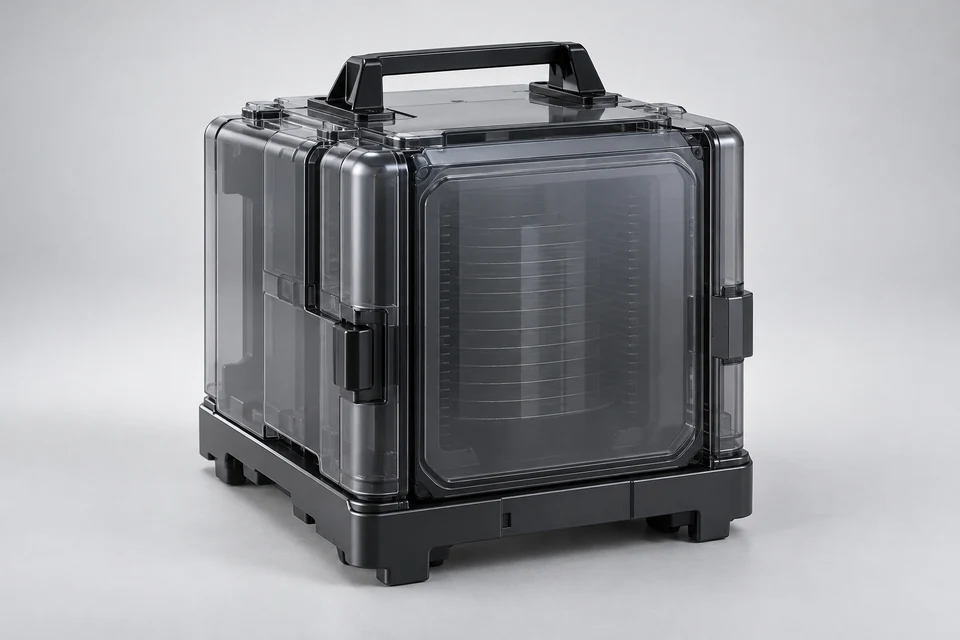 Representative product illustration: 300 mm Wafer Shippers and Carriers