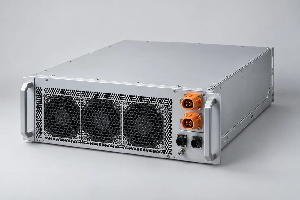 Representative product illustration: 30kW DC AC Bidirectional Module